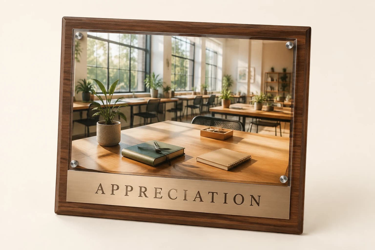 Full-Color Photo Recognition Plaque original design concept